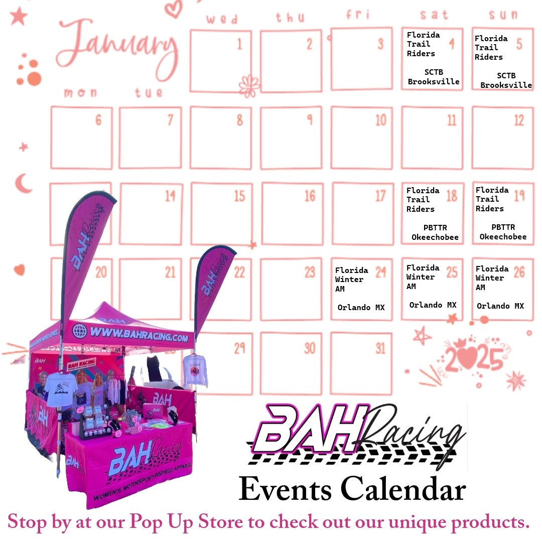 POP-UP STORE CALENDAR - January 2025