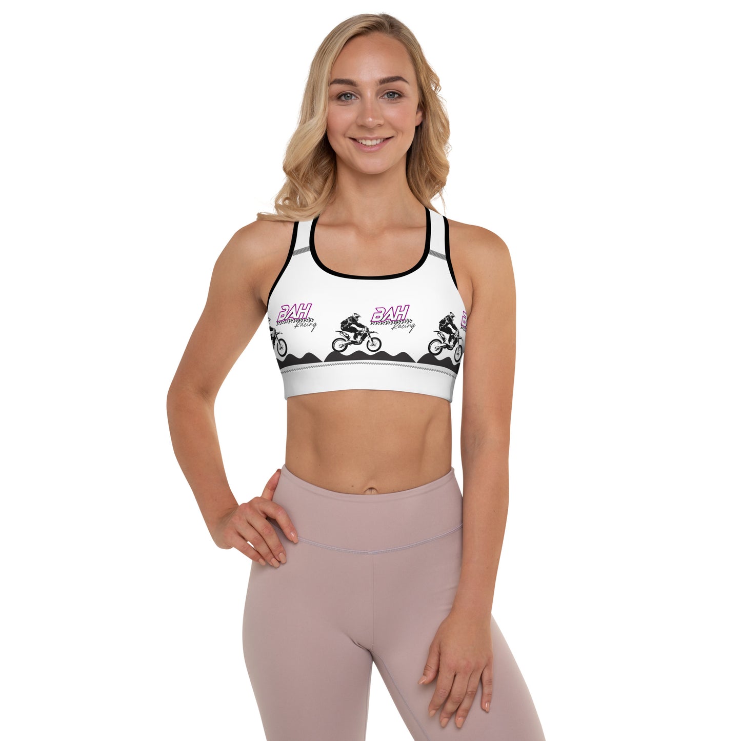 Moto Padded Sports Bra