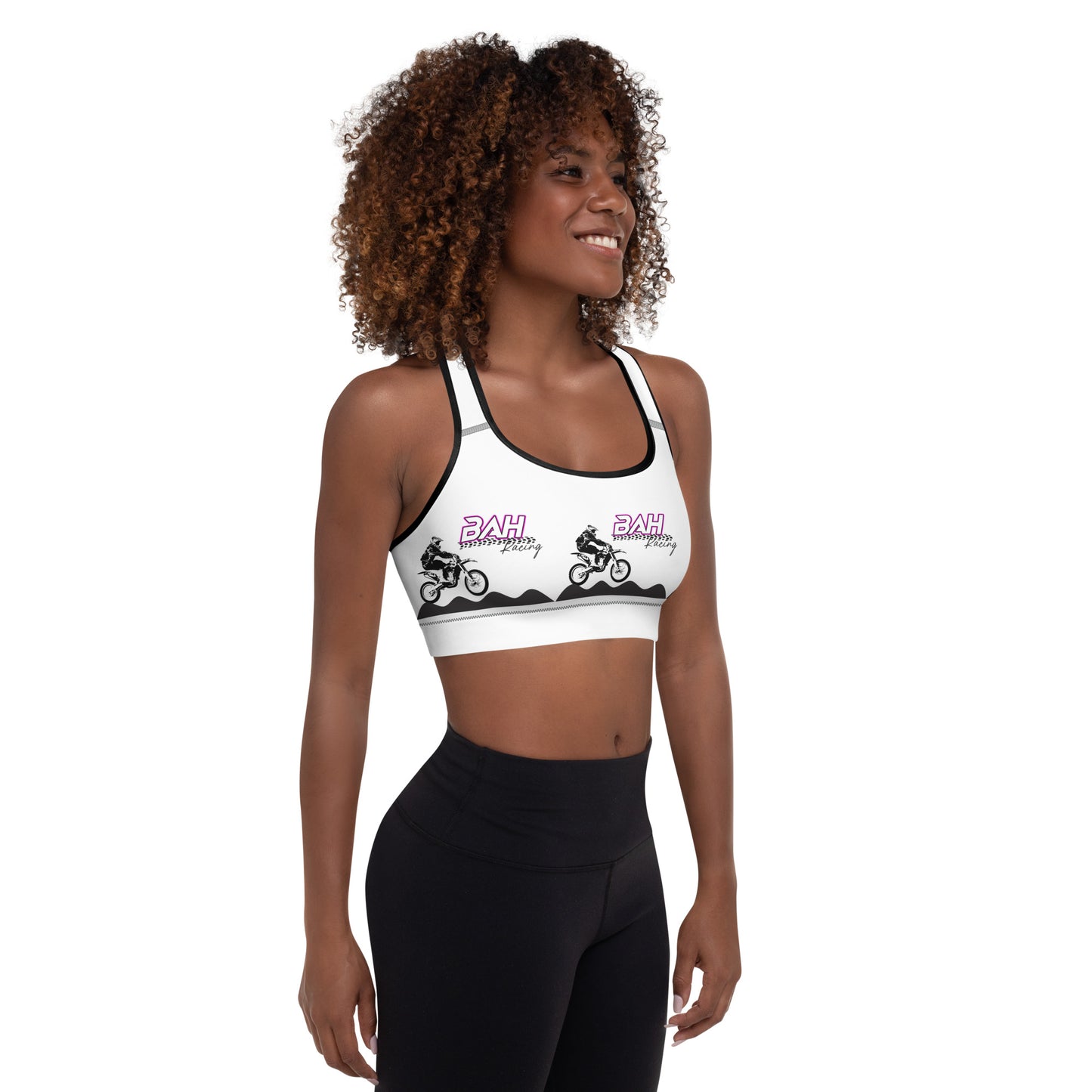 Moto Padded Sports Bra